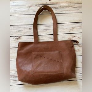 Mayko Genuine Leather Work Bag